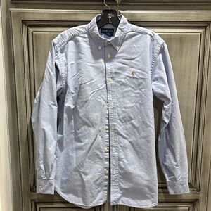 Boys Ralph Lauren Light Blue Button Down Shirt
